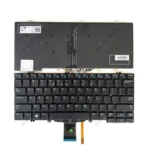 Nuevo Teclado retroiluminado UI US inglés Laptop Keyboard para Dell Latitude 5280 5288 5290 7280 7290 7380 7390 5289 2in1 7389 2in1 7390