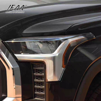 Couvre-phare de voiture IEAA, verre de phare pour Toyota Tundra, couvercle de lentille de phare 2022-2024, protection de lentille de phare