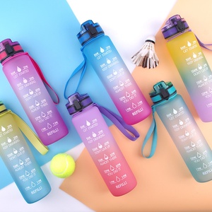 Botella de Agua Motivacional Personalizada de 32 oz, Gran Capacidad, Flujo Rápido, para Deportes al Aire Libre, Bodas, Promociones, Regalos de Bienvenida, con Marcador de Tiempo - Product Image 2