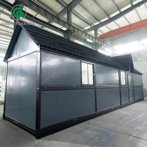 Customized Foldable Container House with Pitched Roof Home Connect Outdoor House Coffee <strong>Shope</strong> Cheap Prefabricated Houses - Product Image 2