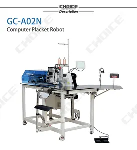 GCA02N NEU Design Automatische Knopfleiste Nähmaschine für Polos hirt