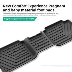 Alfombrillas de TPE Ecológicas Antideslizantes y Resistentes al Desgaste de 3.5mm de Grosor, Impermeables y Semienvolventes, Hechas a Medida para <span class=keywords><strong>Nissan</strong></span> <span class=keywords><strong>X</strong></span>-<span class=keywords><strong>trail</strong></span> 2025 (Juego de 4 Piezas) - Product Image 6