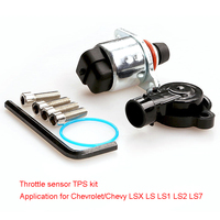 Nuevo Kit de Sensor de Posición del Acelerador para Colector de Admisión de Aluminio Reacondicionado para /Chevy LSX LS LS1 LS2 LS7 Sensor TPS