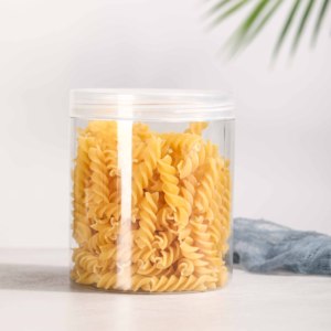 Pot à nourriture pour animaux de compagnie en plastique PCR 100% de 120 ml, 200 ml, avec couvercle transparent, 10 OZ, à large ouverture, pots à bonbons en plastique recyclé - Product Image 3