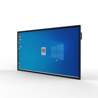 Panel Interactivo con Pantalla Táctil Infrarroja 4K, Android 16, Octa Core, 8GB de RAM, 128GB de ROM, Sistema Operativo Dual, Pizarra Inteligente para Aulas y Conferencias