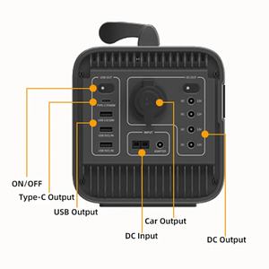 <b>Solar</b> Generator Power Station 600W Pure Sine Wave Outdoor Use Emergency Portable Outdoor Power Station <b>Mini</b> <b>Solar</b> Generator G300 - Product Image 5
