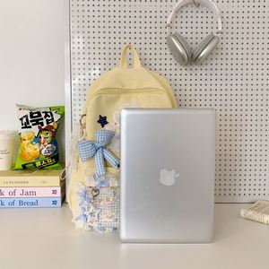 Customizable Cartoon Waterproof Designer Unisex Nylon Student Backpack Silk Lining <b>Laptop</b> <b>Sleeve</b> Softback Hard Handle 15 Inches - Product Image 2