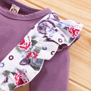 Conjuntos de Ropa para Bebés, Ropa de Dormitorio para Bebés, Trajes de Moda para Niñas con Vestido Floral de China - Product Image 4