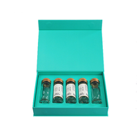 Custom Essential Oil Oral Liquid Glass Flask test Tube Luxury Packing Gift Paper Box