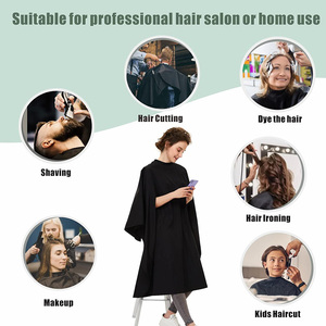 Capa de Peluquería Personalizada con Logotipo, Delantal de Estilista, Impermeable, de Poliéster, con Orificios para las Manos y <span class=keywords><strong>el</strong></span> Codo - Product Image 2
