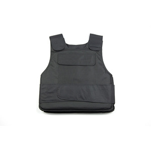 Gilet pare-couteaux noir anti-coupure pour la sécurité dans les hôpitaux, les écoles, les banques, équipement tactique avec coutures soudées - Product Image 3