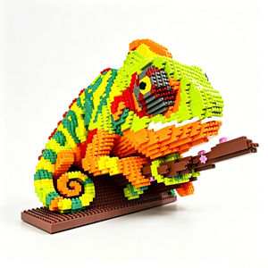 Blocs de construction murale 3D virals - <span class=keywords><strong>Puzzle</strong></span> créatif en ABS pour animaux, décoration tendance pour adultes - Product Image 6