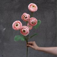 Groothandel Bulk Champagne Roze Serie Enkelvoudige Zijden Kunstbloem Bloemstuk Accessoires voor Bruiloft Huisdecoratie