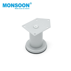 Patas para sala de estar exterior MONSOON, patas de sofá cromadas de 4 pulgadas, patas redondas de repuesto para sofá, cama o gabinete. - Product Image 1