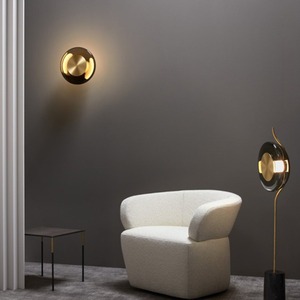 Lampe sur pied design nordique postmoderne avec lustre mural minimaliste créatif de luxe pour salon et chambre à coucher, corps en fer - Product Image 5