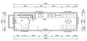 Casa Minuscola Prefabbricata Deepblue Smarthouse Pronta per <span class=keywords><strong>la</strong></span> Spedizione, Struttura in Acciaio Leggero su Ruote - Product Image 5