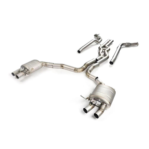 Prix usine pour <span class=keywords><strong>Audi</strong></span> <span class=keywords><strong>RS6</strong></span> C8 Catback échappement Section mi-queue en alliage de titane + Section avant en acier inoxydable - Product Image 2