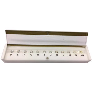 Ensemble de cartes de diamants et de pierres précieuses <span class=keywords><strong>D</strong></span> à N 2025, taille et forme des diamants CZ, ensemble de classement et <span class=keywords><strong>d</strong></span>'<span class=keywords><strong>identification</strong></span> des couleurs des diamants, bijoux - Product Image 5