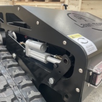 Tondeuse à gazon télécommandée avec 40 fonctions °   Capacité d'escalade ; Robot tondeuse à gazon antidérapant sur chenilles en caoutchouc ; Vente directe d'usine
