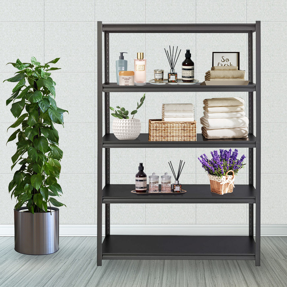 Light Duty Laboratory Storage Racks Galvanized 5 Tier Boltless Shelving Unit MDF