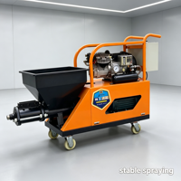 Machine à projeter du mortier électrique modèle 311, 4 kW (380 V/220 V), vente directe d'usine, hautement efficace