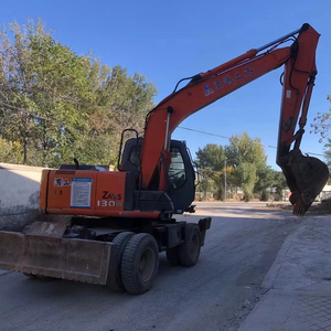Excavadora de Ruedas Hitachi ZX130W con Pintura Original, Excavadora Móvil de Alto Rendimiento en Stock - Product Image 1