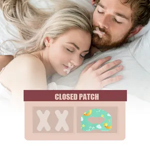 Patch anti-ronflement de nuit en gros dormir moins de bouche bande respiratoire bande de bouche douce avec un prix inférieur