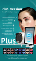 Détecteur de peau intelligent AI avec technologie d'imagerie 3D à 8 spectres, analyseur facial portable