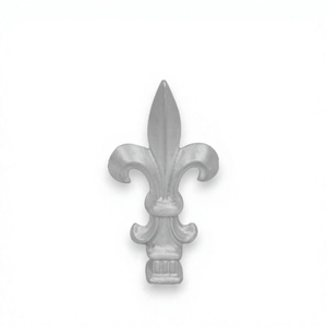 Valla Ornamental de Hierro Fundido de 6 Pies de Altura, Estilo Clásico con Remates de Flor de Lis, Recubrimiento en Polvo, Seguridad para Uso Residencial en Exteriores - Product Image 2