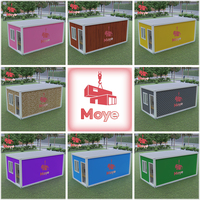 Conteneur détachable à bas prix prêt à expédier Maison en cabine mobile pour le camping ou le bureau Maison modulaire pliante Petite maison