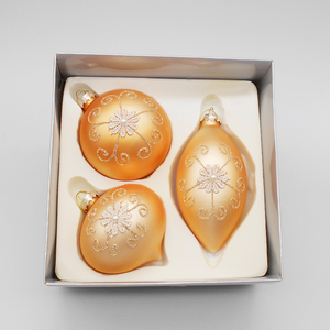 Il set all'ingrosso <span class=keywords><strong>di</strong></span> 8cm <span class=keywords><strong>di</strong></span> 3 palline <span class=keywords><strong>di</strong></span> <span class=keywords><strong>natale</strong></span> in oro decora gli <span class=keywords><strong>alberi</strong></span> <span class=keywords><strong>di</strong></span> <span class=keywords><strong>natale</strong></span> - Product Image 3