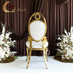 Dubai Wedding Furniture Stainless Steel Contemporary Wedding Dining Chairs - Product Image 4