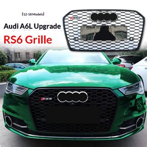 Nuova Griglia Frontale per <span class=keywords><strong>Audi</strong></span> A6L <span class=keywords><strong>RS6</strong></span> 2016-2018 A6 C7PA e Paraurti con Rete a Nido d'Ape Migliorata in ABS - Product Image 5