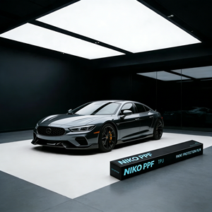 ฟิล์มไวนิลหุ้มรถยนต์สีดำชมพู กันน้ำ ทนสารเคมี ขายดีในสหรัฐอเมริกา ฟิล์มไวนิลหุ้มรถยนต์สีดำ ฟิล์มไวนิลหุ้มรถยนต์ Gswf Ppf Tpu Ppf - Product Image 1