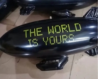 Modèle d'airship suspendu en PVC personnalisé Beile de 65 cm pour les événements et les fêtes, pour la publicité, les gonflables