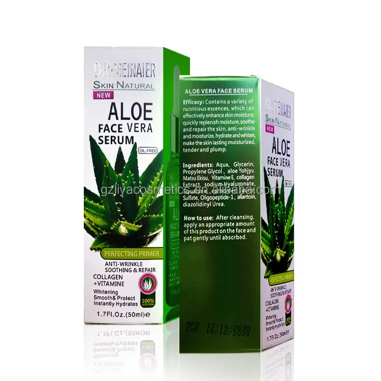 Oil Free Hydrating Soothing Repairing Aloe Vera Face Serum