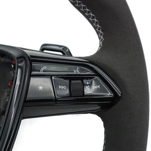 Volant personnalisé en fibre de carbone avec Alcantara pour <span class=keywords><strong>Audi</strong></span> A4 A5 A6 A7 S3 S5 RS7 <span class=keywords><strong>2018</strong></span> - Product Image 4