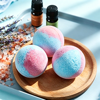 Bombe de bain effervescente au sel marin naturel, marque privée, boule de sel de bain aromatique quotidienne pour le corps, nettoyante, pour spa, logo personnalisé acceptable