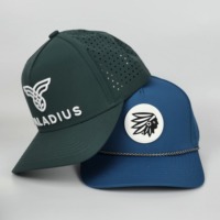 Casquette de baseball en coton personnalisée à 5 panneaux, casquettes de golf en différentes nuances, casquette de baseball à 5 panneaux avec visière incurvée