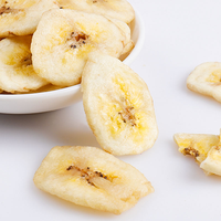Vente en gros de tranches de banane séchées de haute qualité, fabrication en usine, vente chaude