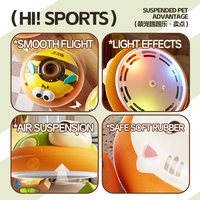 Ballon de football électrique flottant pour enfants, jouet de sport d'intérieur et d'extérieur, ballon de football électrique suspendu avec lumière LED