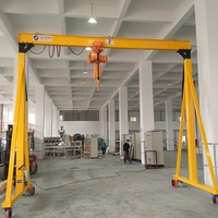 Mini cadre portatif de grue de portique pour la manipulation matérielle flexible d'atelier