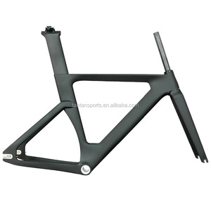 Cuadro de Bicicleta de Pista TT de Fibra de Carbono, Diseño 2018, Velocidad Única, Piñón Fijo, Se Acepta Pintura Personalizada - Product Image 1