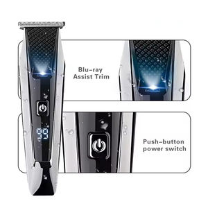 Salon professionnel aine tondeuse à cheveux IPX6 plus récent salon de coiffure tondeuses électriques sans fil étanche tondeuse pour homme - Product Image 4