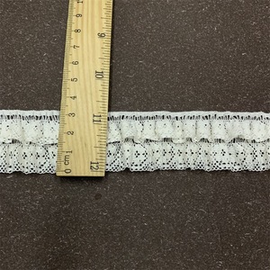 Bán buôn Chất lượng cao bông Crochet Ruffle ren TRIM đan dyeable đàn hồi Ruffle Trim - Product Image 6