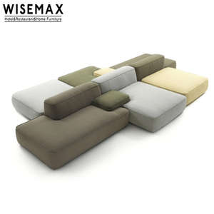 WISEMAX <span class=keywords><strong>mobili</strong></span> soggiorno moderno divani divano in tessuto tessuto modulare a forma di I divano componibile a pavimento <span class=keywords><strong>mobili</strong></span> <span class=keywords><strong>per</strong></span> la casa Villa - Product Image 5