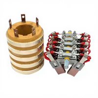Anillo Colector de 5 Vías XTC de Alta Potencia, Anillo Conductivo Deslizante con Montaje por Orificio, 80-100 kW, Juego Completo para Calentamiento Electromagnético Reforzado