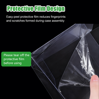 Boîte d'emballage en plastique PET transparente haute qualité, taille personnalisée, 0,5 mm, protection ETB, recyclable, vente chaude