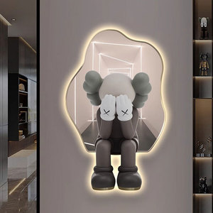 Dipinto Murale in Porcellana di Lusso con LED, Pittura Moderna in <span class=keywords><strong>Vetro</strong></span> e Cristallo - Product Image 2