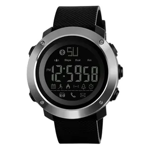 Skmei 手表日本 movt 数字手表不锈钢背部智能手表